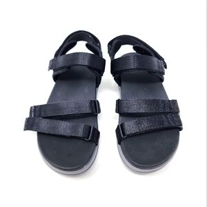 ABEO Joy Black Velcro Sandals